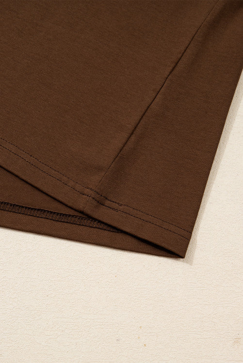 Varsity Striped Contrast Crew Neck Long Sleeve Shirt