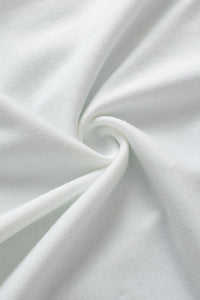 White Pleated Sleeveless Top