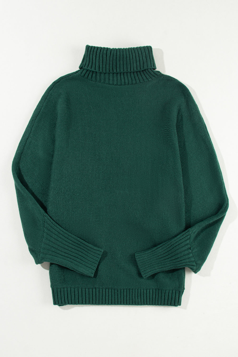 Merry Embossed Letter High Neck Sweater